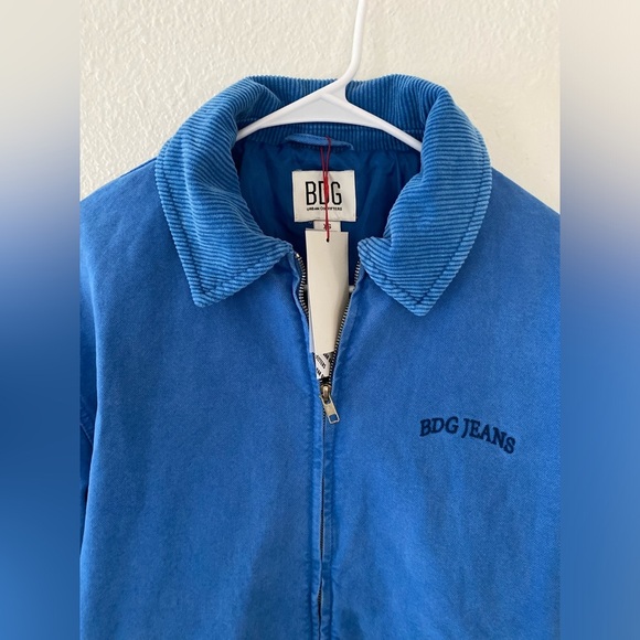 NWT BDG Light Blue Bright Dex Canvas Oversized Workwear Jacket - Picture 6 of 8